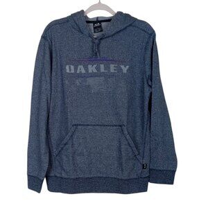 Oakley B1B Pullover Drawstring Hoodie Gray Men's Size Medium